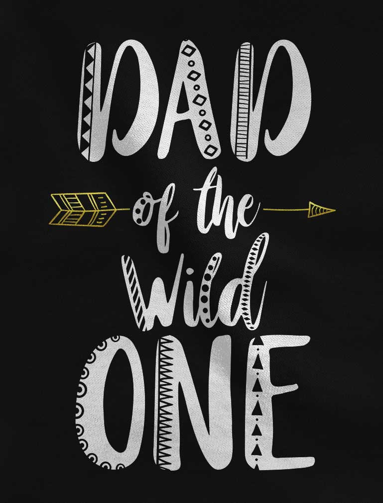 Dad Of The Wild One T-shirt Mom Tank Top Matching Couples Funny 1st Birthday Set 