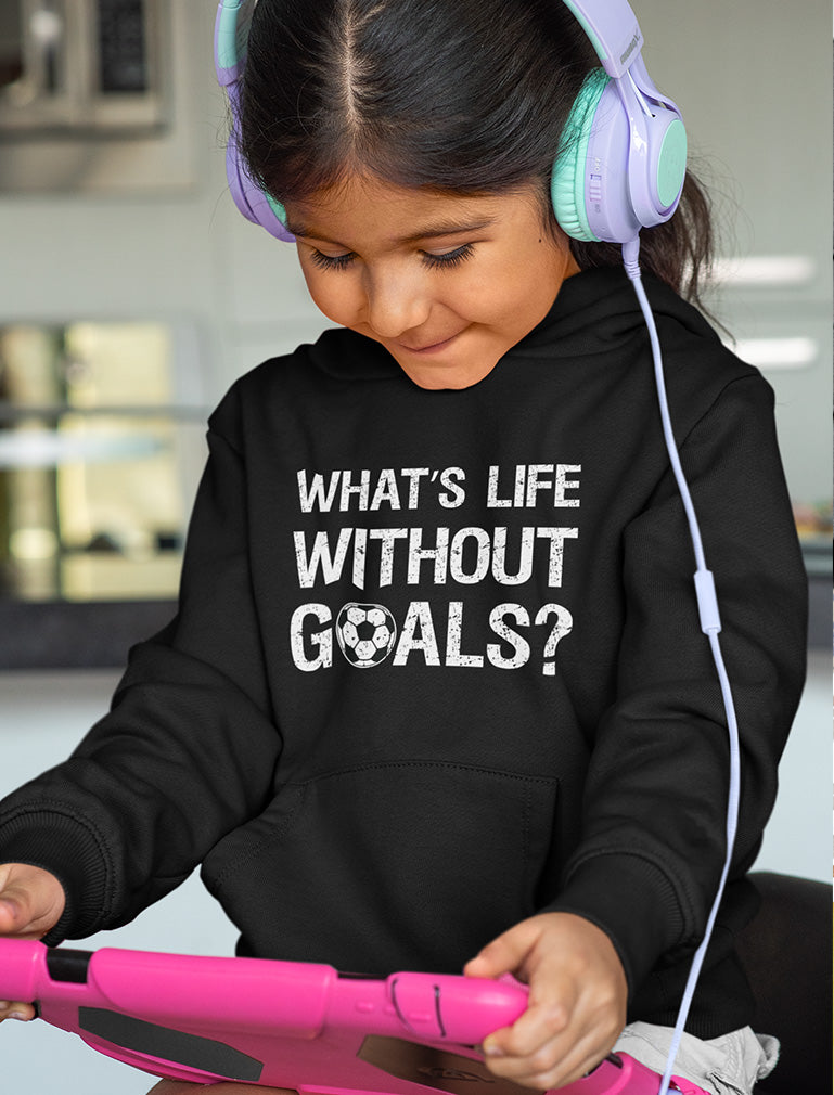 What's Life Without Goals? Youth Hoodie - Blue 6