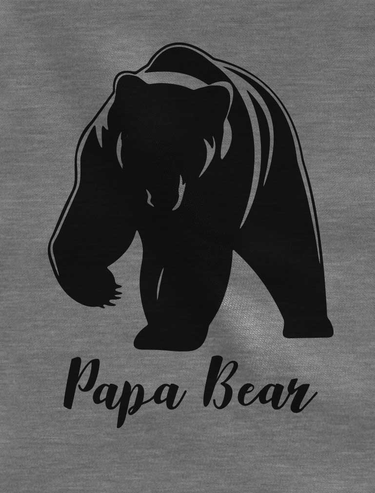 Papa & Baby Bear Matching Men's T-Shirt & Baby Bodysuit Father & Son Set