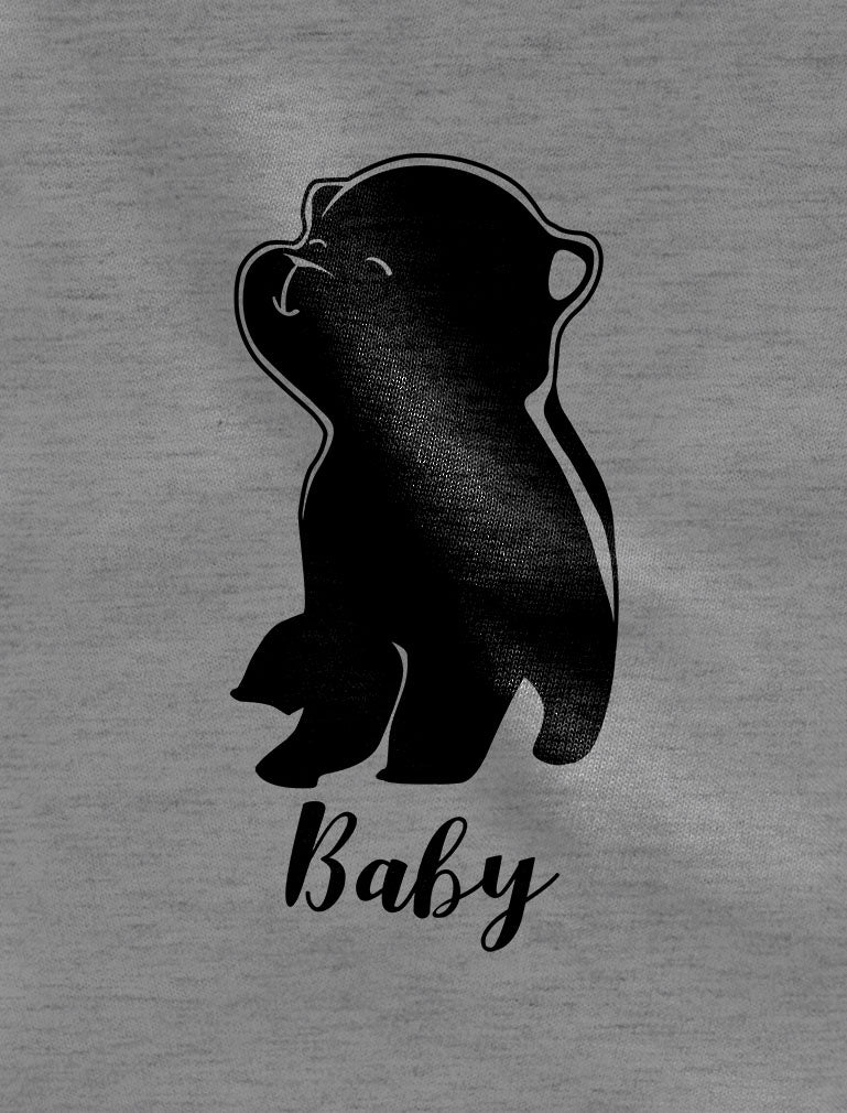 Dad Papa Bear Two Cubs Shirt 2 Kids Father's Day Gift Baby Long Sleeve  Bodysuit