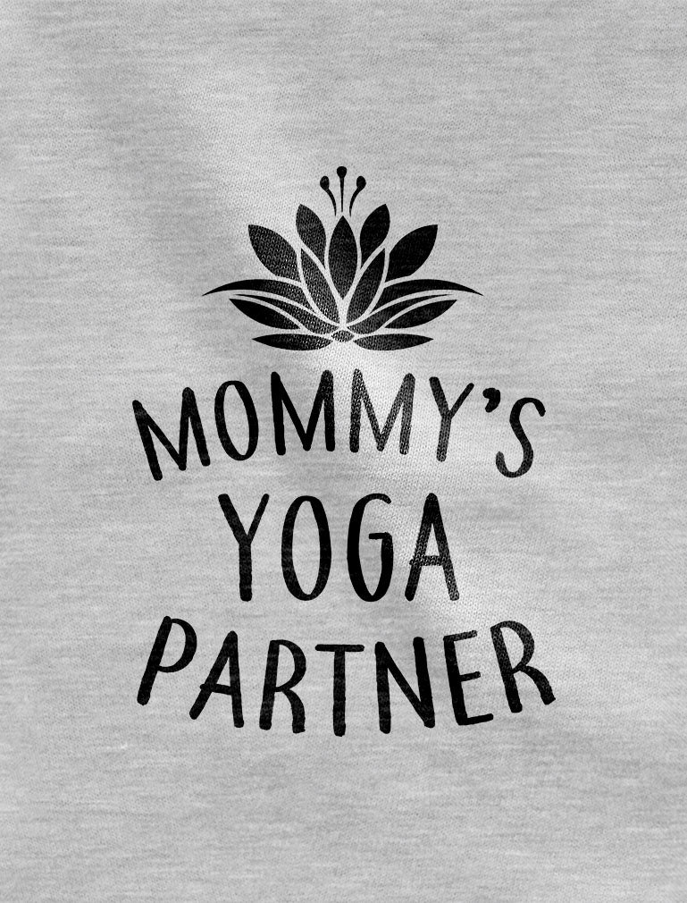 Yoga Mom & Baby Matching Set Outfit Mom & Baby Shirts Mommy and Me - Mom White / Baby White 5