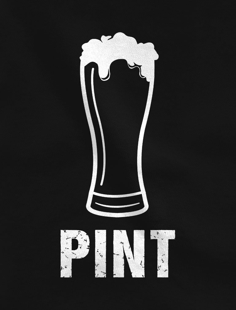 Pint & Half Pint Baby Bodysuit & Men's T-Shirt Matching Set Father's Day Gift
