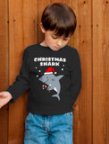 Thumbnail Christmas Shark Doo Doo Ugly Xmas Toddler Kids Long sleeve T-Shirt Red 3