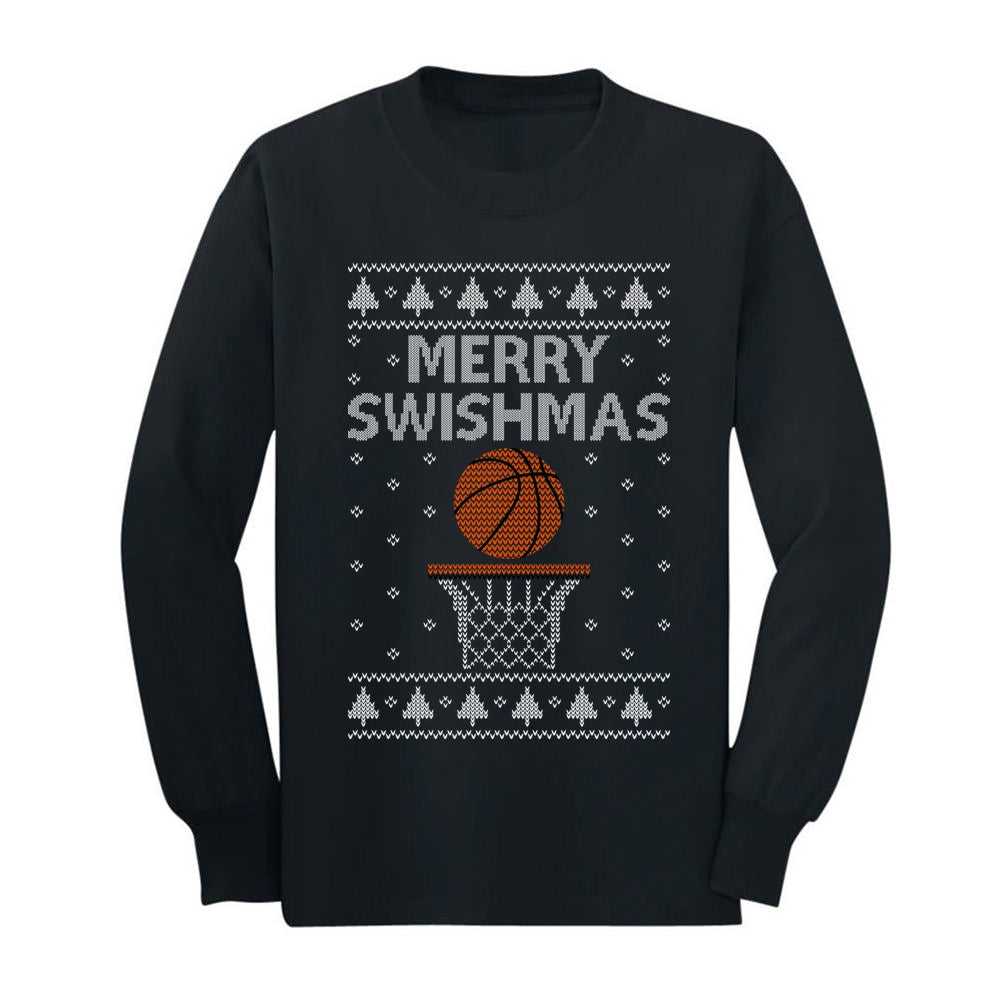 Denver Nuggets NBA Basketball Ho Ho Ho Santa Claus Merry Christmas Shirt  Youth Long Sleeve
