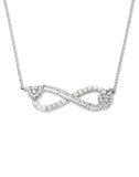 Infinity Zirconia Necklace - Forever My Sister Always My Friend - Gift for Sister and Bff 