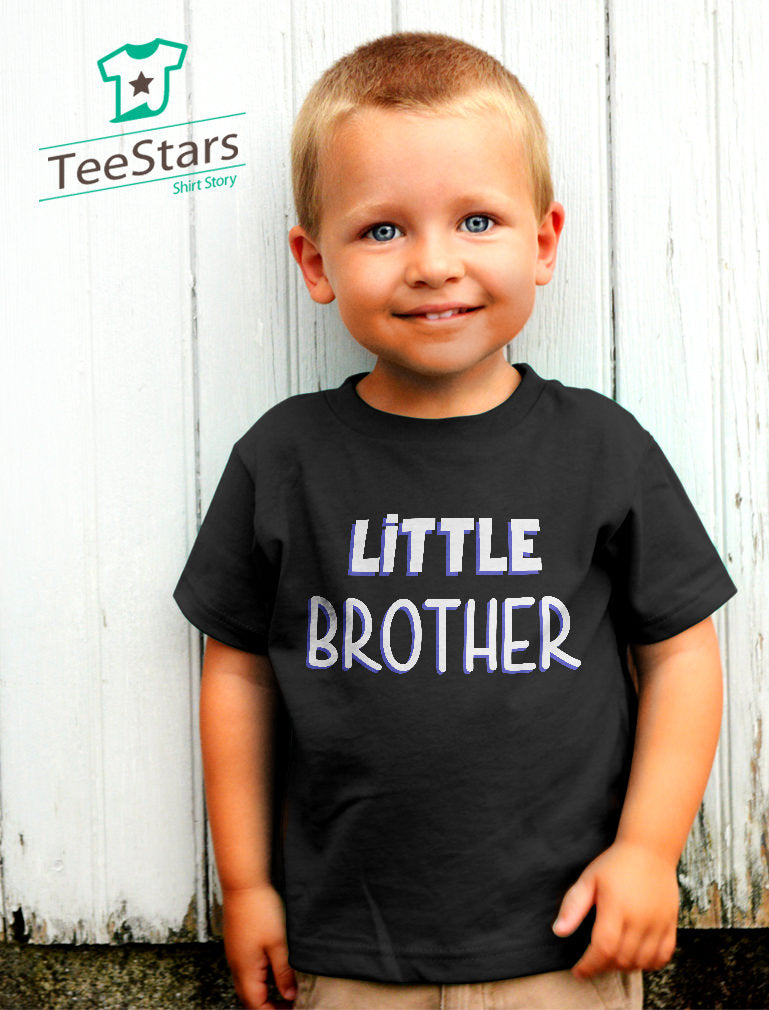 Little Brother Toddler Kids T-Shirt - Navy 7