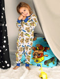 Thumbnail Paw Patrol Pajamas for Kids Toddler 100% Cotton Snug Fit Long Sleeve Sleepwear White 2