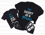 Daddy Of a Prince & Son Of a King Father & Toddler Boy Matching Set T-Shirts 