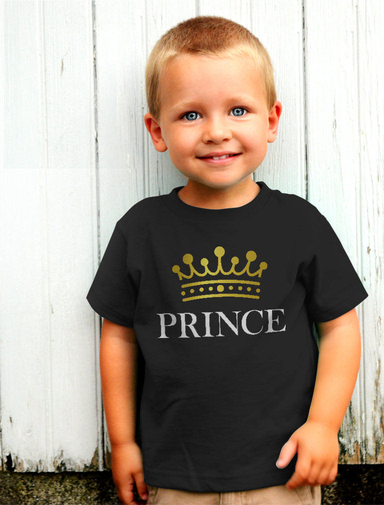 Prince Crown Toddler Kids T-Shirt 